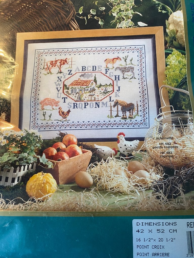 BORDUURPAKKET PRINCESSE BOERDERIJ ABC, Verzenden, Nieuw, Handborduren, Borduurpakket