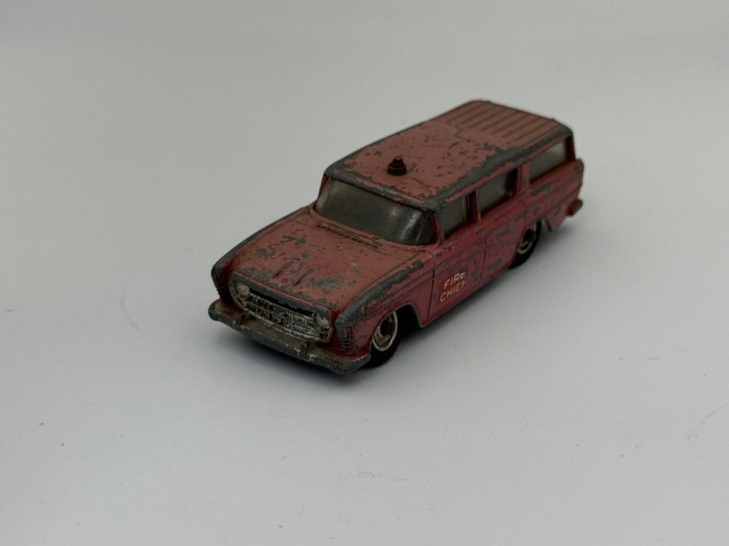 Dinky Toys Nash Rambler fire chief, Ophalen of Verzenden, Zo goed als nieuw, Auto, Dinky Toys