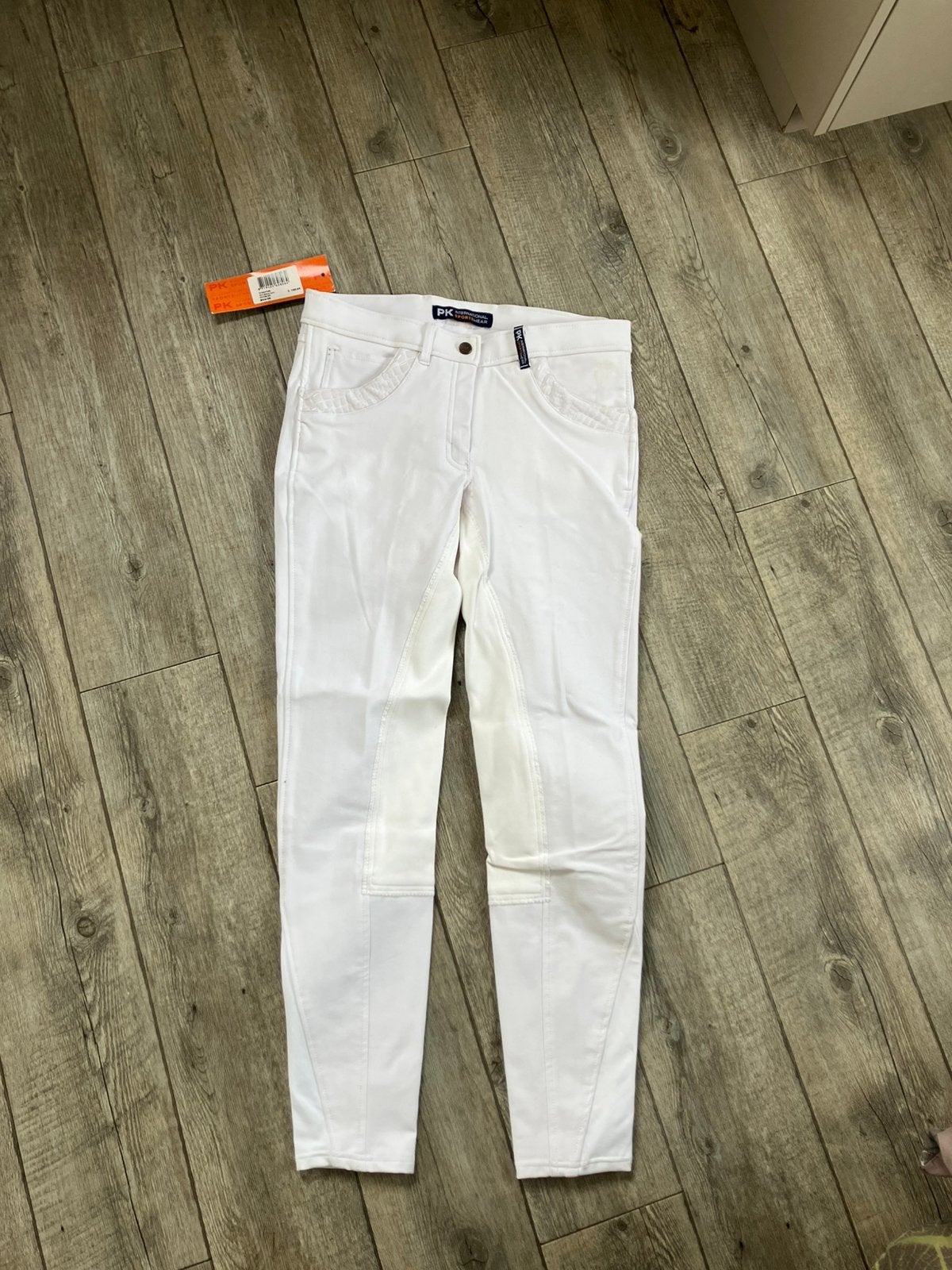 PK rijbroek wit 38 nieuw, Dressuur, Nieuw, S, Onderkleding