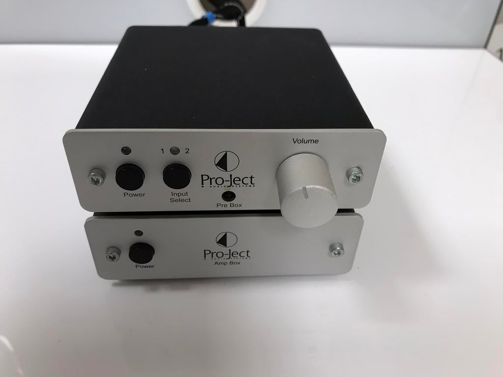 ProJect Pre Box + Amp Box versterker Pro Ject, Gebruikt, Ophalen, Overige merken, Minder dan 60 watt