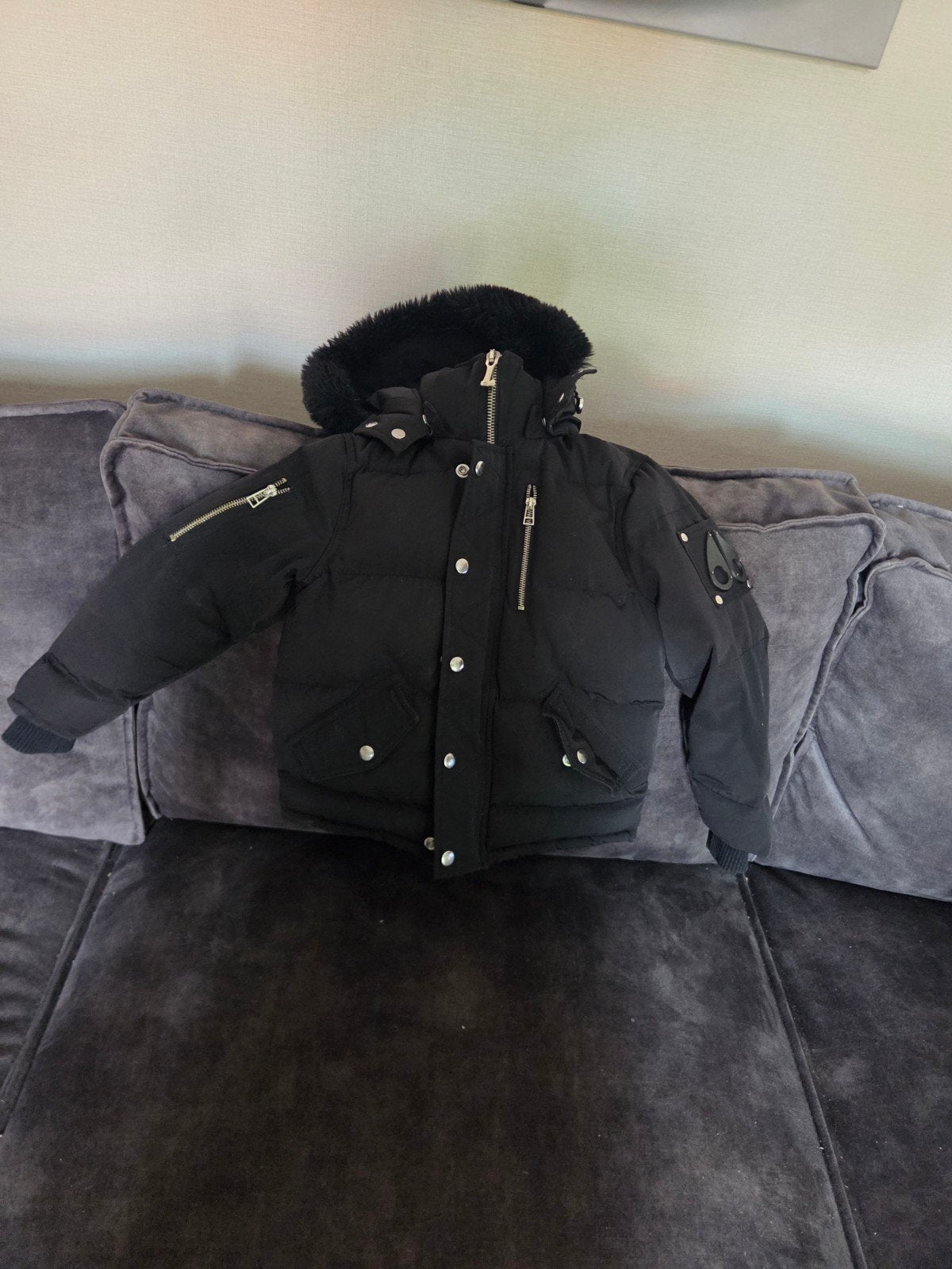 Moose knuckles winterjas, Kinderen en Baby's, Kinderkleding | Maat 122, Ophalen of Verzenden, Zo goed als nieuw, Meisje, Jas