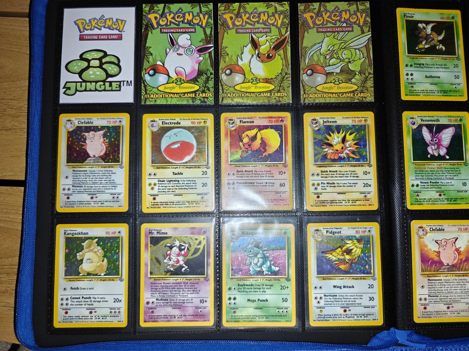 Complete Engelse Jungle set Pokémon kaarten - Super staat, Ophalen of Verzenden, Zo goed als nieuw, Meerdere kaarten