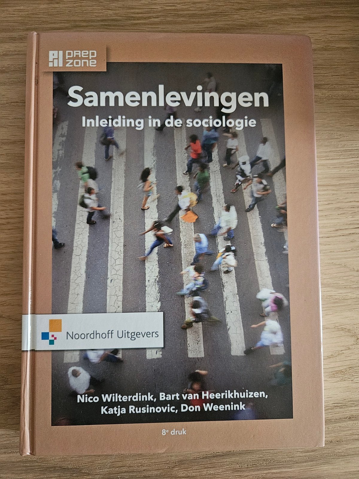 Samenlevingen: Inleiding in de sociologie (8e druk), Zo goed als nieuw, Nico Wilterdink, Bart van Heerikhuizen, Katja Rusinovic.