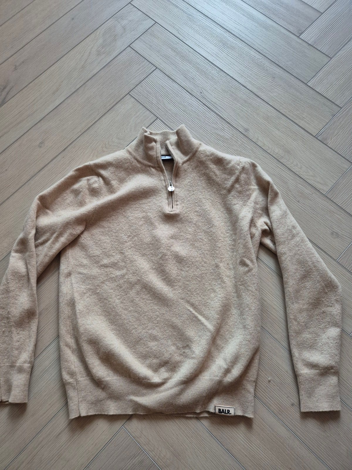Balr. Merinowol half zip trui maat S, Beige, Nieuw, Ophalen of Verzenden, BALR.