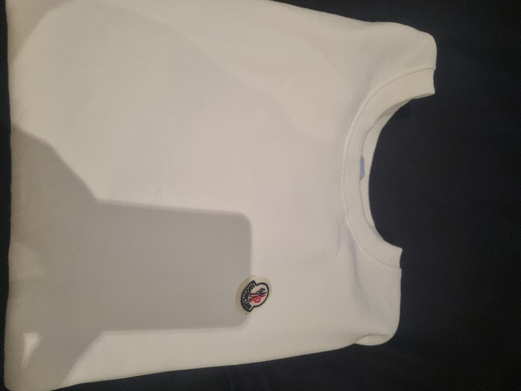 Sweater maat S, Moncler, Wit, Ophalen of Verzenden, Zo goed als nieuw