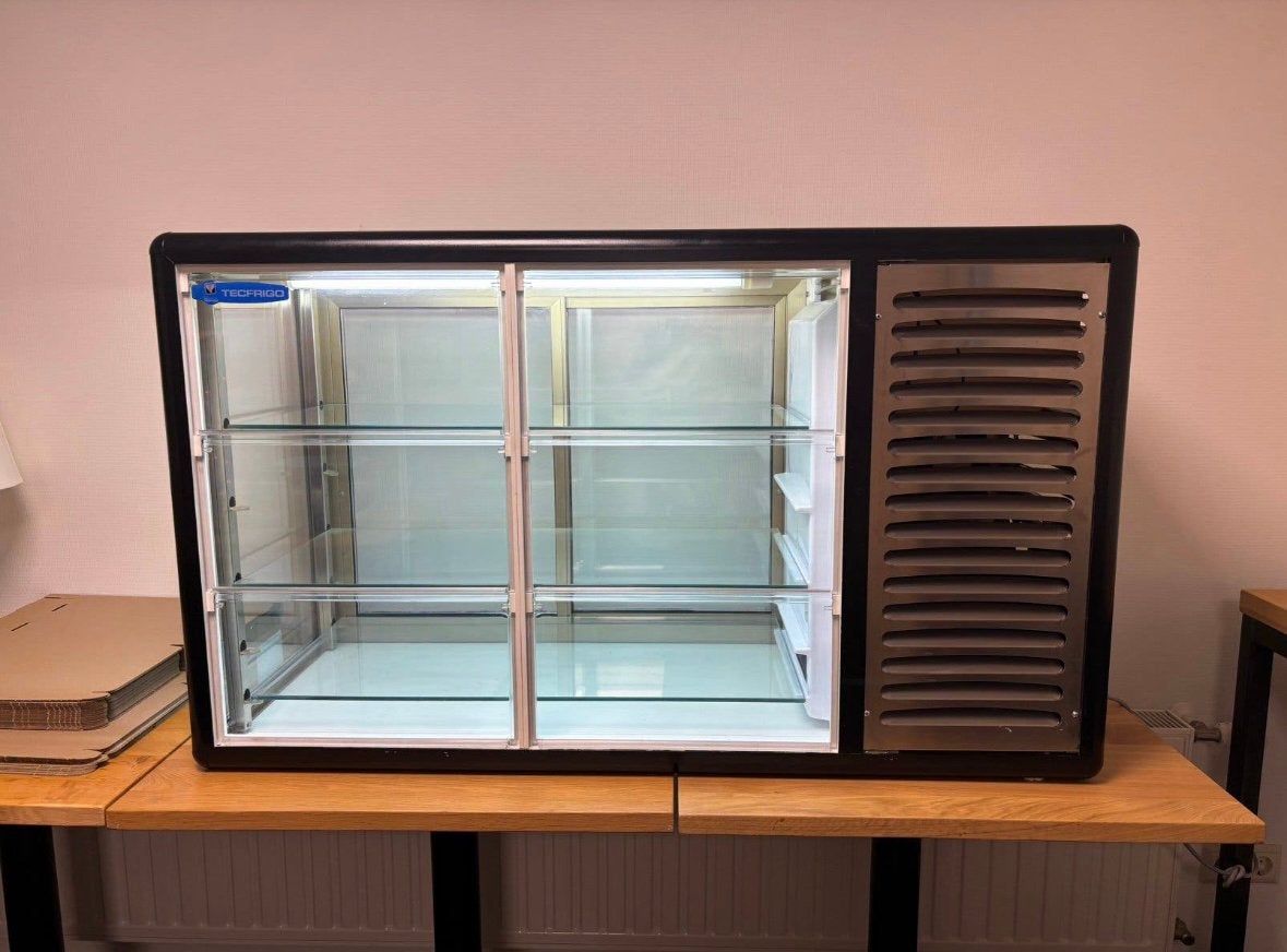 Tecfrigo Orizont gebaksvitrine, Ophalen, Zonder vriesvak, Minder dan 85 cm, 60 cm of meer