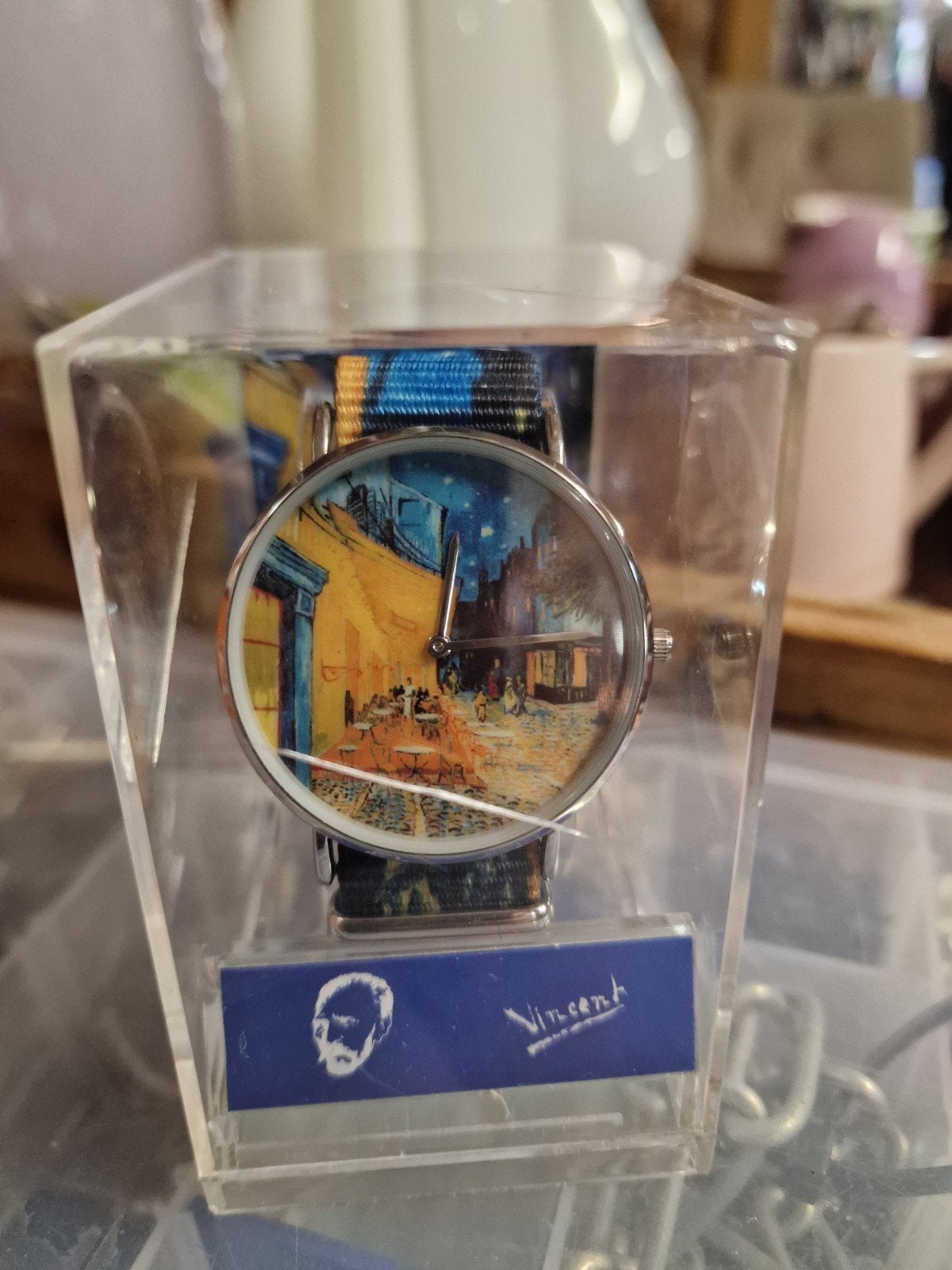 Van Gogh Horloge - Caféterras bij nacht - Kröller Müller, Overige materialen, Gebruikt, Polshorloge, Overige materialen