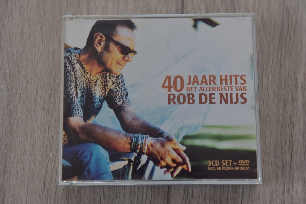 ROB DE NIJS - 40 JAAR HITS HET ALLERBESTE 3CDbox + DVD, Verzenden, Zo goed als nieuw, Pop