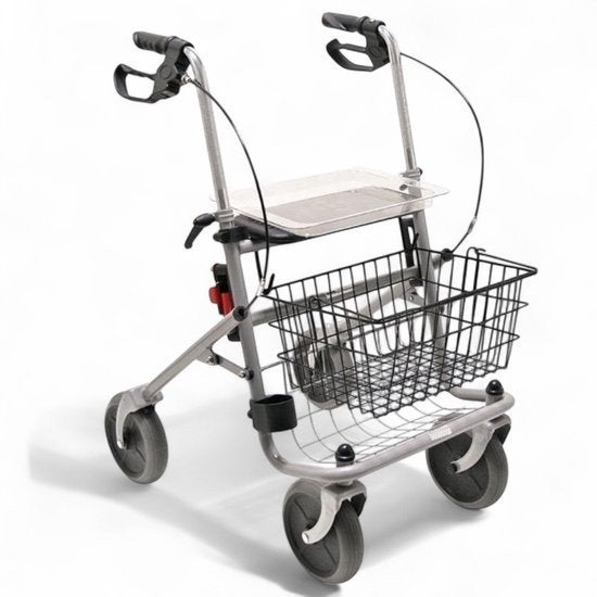 Opvouwbare rollator Cristallo - Stabiel en lichtgewicht, Ophalen of Verzenden, Lichtgewicht, Nieuw