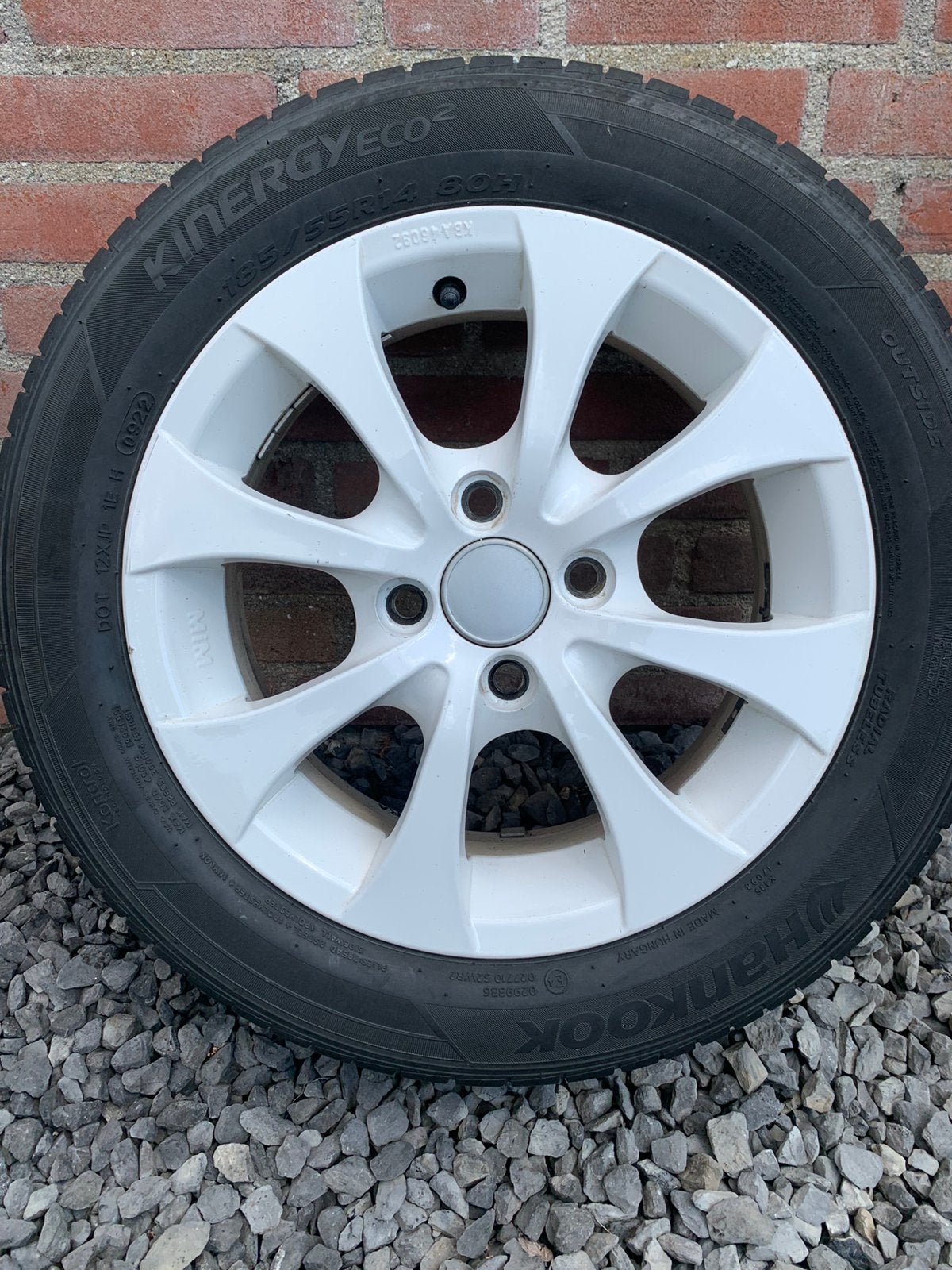 Velgen met zomerbanden voor C1, Aygo of Peugeot 107, Ophalen