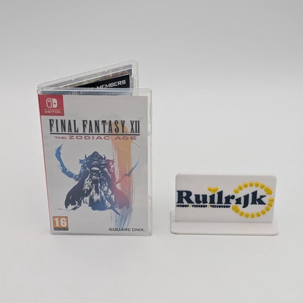 Final Fantasy XII - The Zodiac Age - Nintendo Switch game, Nintendo, Zo goed als nieuw, Support@nintendo.com, 11-1 Hokotate-cho, Kamitoba, Minami-ku
Kyoto 601-8501
Japan