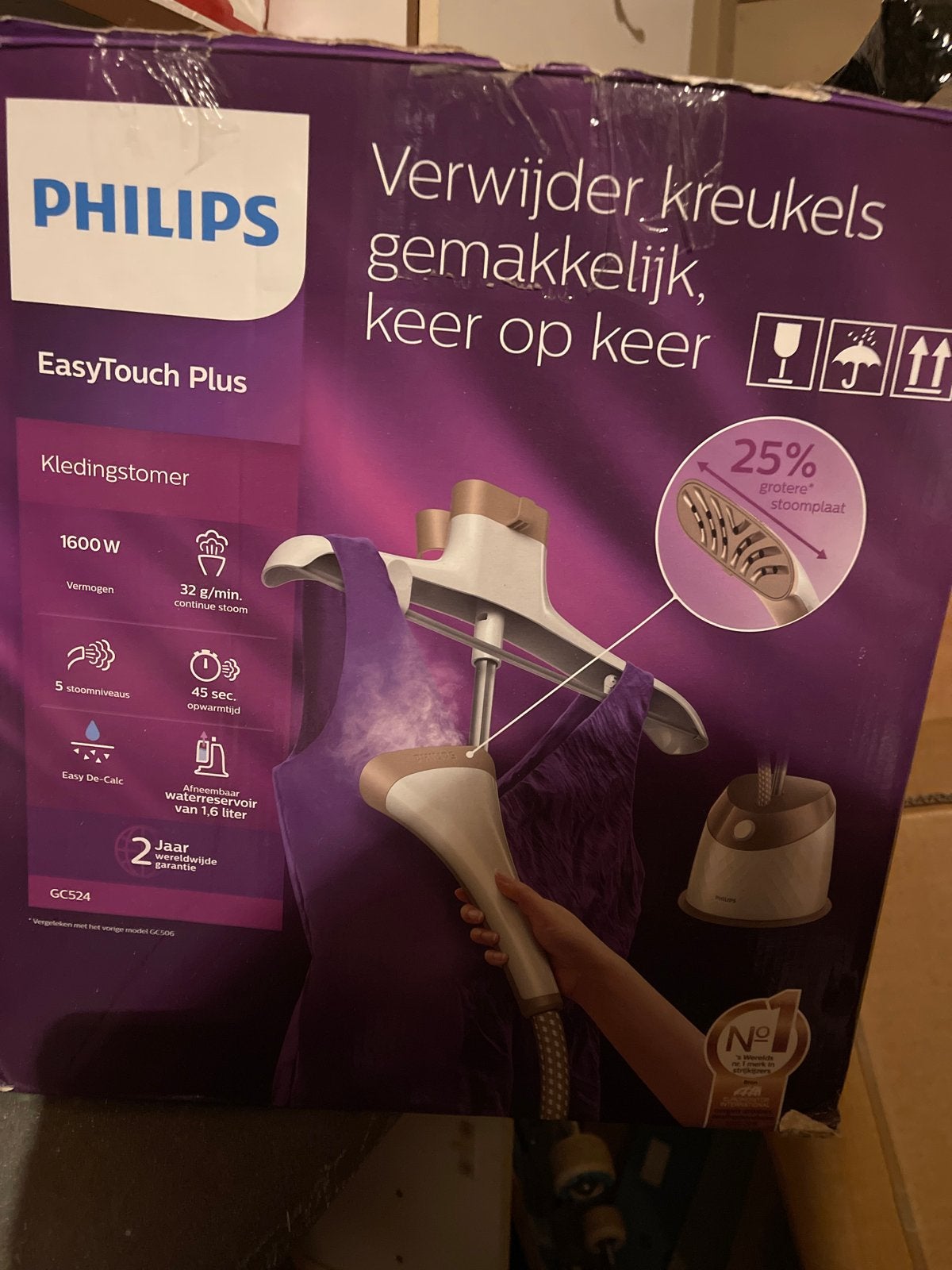Philips EasyTouch Plus Kledingstomer - Nieuwstaat, Ophalen of Verzenden, Zo goed als nieuw, Kledingstomer