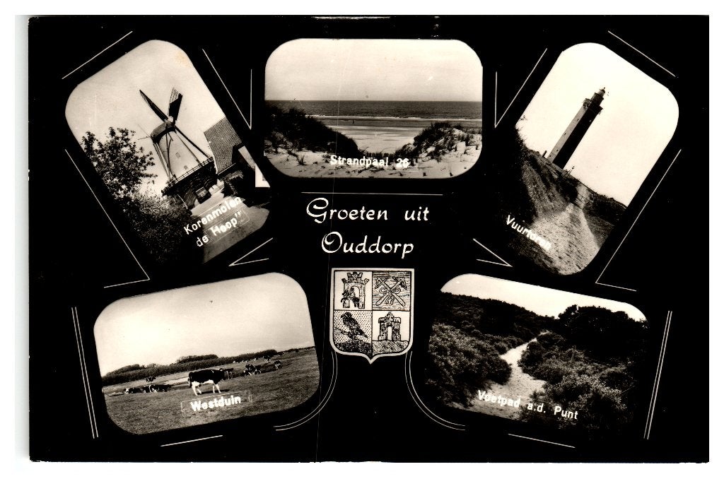 Ouddorp, Groeten uit Ouddorp, Verzenden, 1960 tot 1980, Gelopen, Zuid-Holland