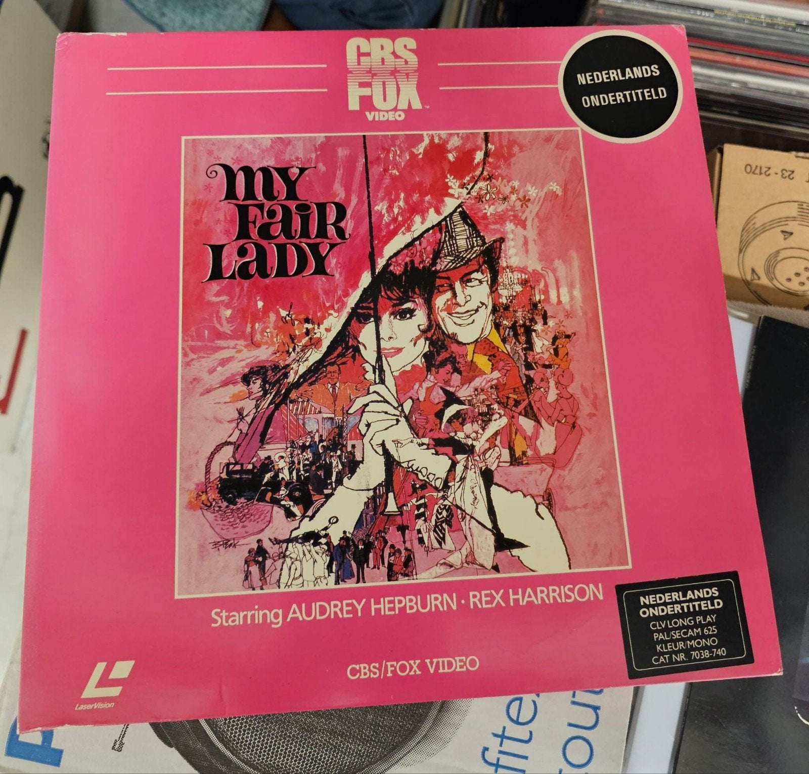 My Fair Lady LaserVision (Nederlands Ondertiteld), Alle leeftijden, Ophalen of Verzenden, Gebruikt