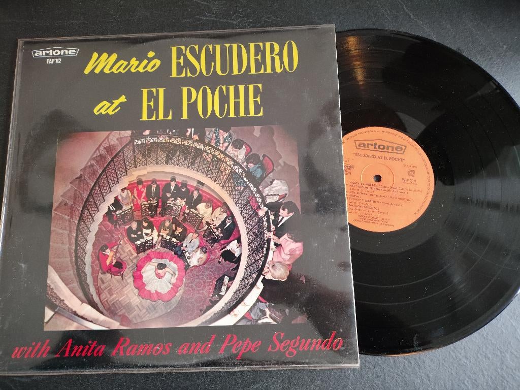 Mario Escudero at El Poche with Anita Ramos and Pepe Segundo, Ophalen of Verzenden, Zo goed als nieuw, 12 inch
