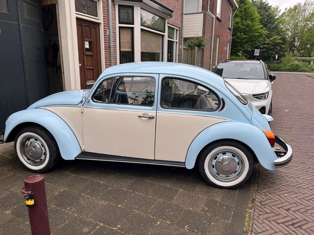 Volkswagen 1.6 Kever 1982 nette staar, Auto's, Achterwielaandrijving, Beetle (Kever), 4 cilinders, Leder en Stof