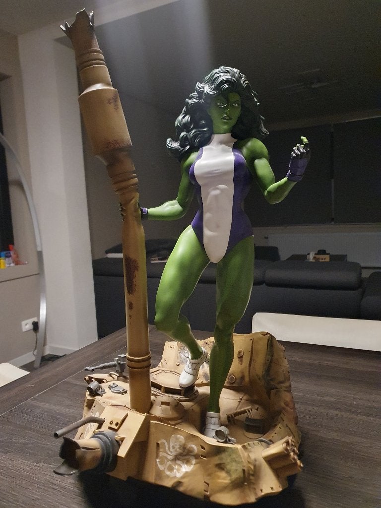 XM Studios She Hulk, Ophalen of Verzenden, Zo goed als nieuw