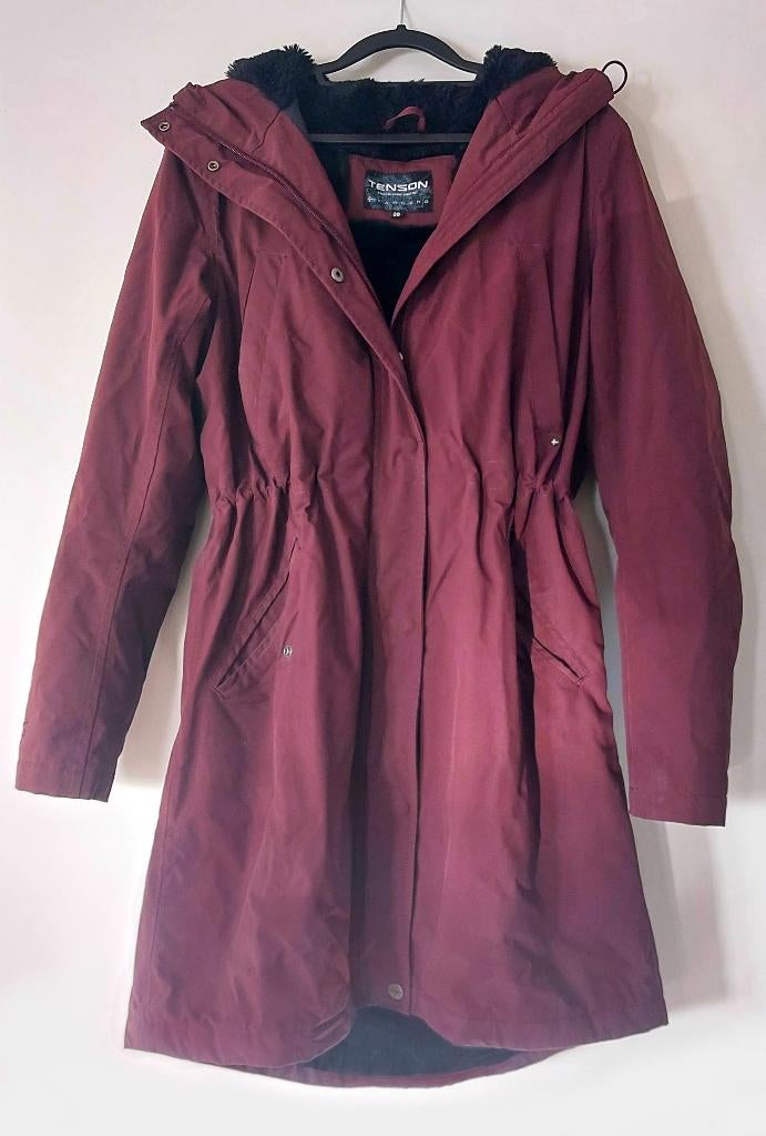 Bordeaux Tenson tussenjas, maat 38 (M), Kleding | Dames, Jassen | Winter, Maat 38/40 (M), Tenson, Ophalen of Verzenden, Zo goed als nieuw