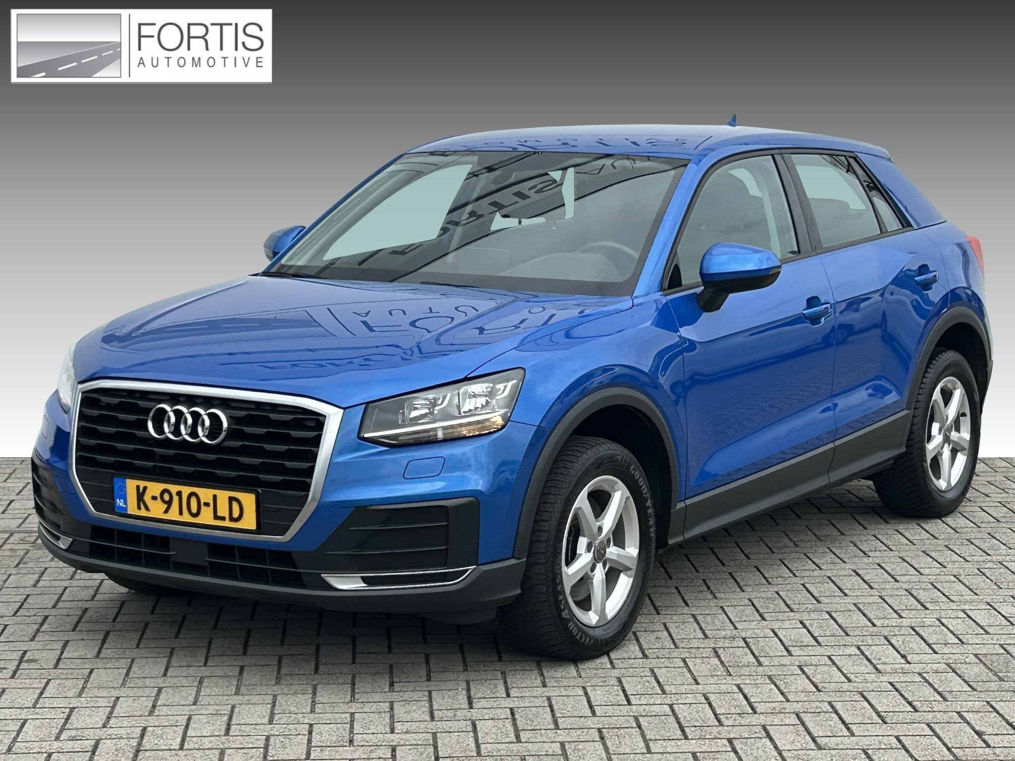 Audi Q2 1.0 TFSI 115PK Design Pro Line | Virtual Cockpit| NA, Auto's, Voorwielaandrijving, Stof, Gebruikt, Blauw