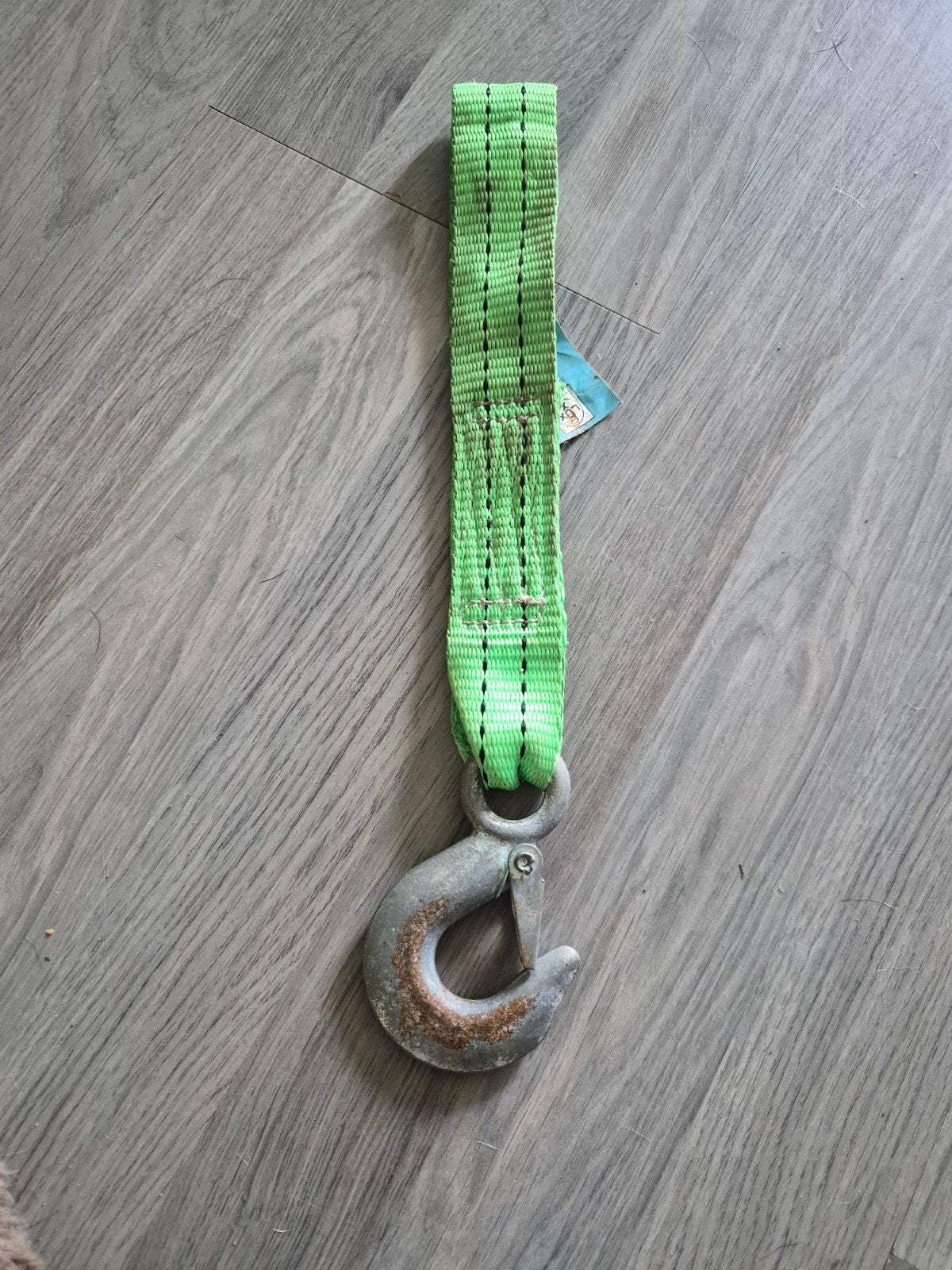 Trekband met haak - Groen, Ophalen