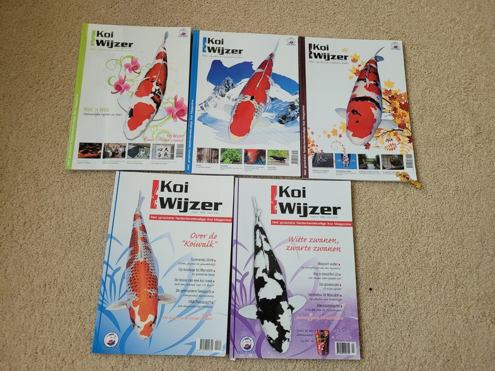 Koi Wijzer Magazine Collectie - 5 nummers, Ophalen of Verzenden, Zo goed als nieuw, Overige typen