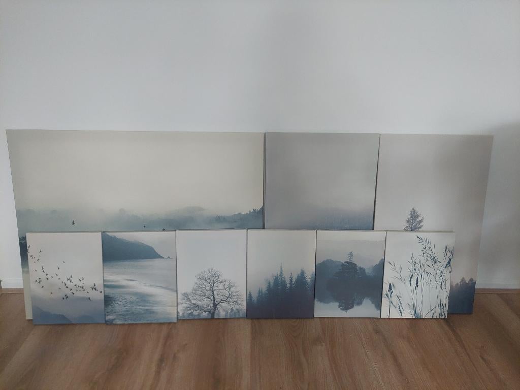 Ikea Pjatteryd canvas (compleet), Ophalen, 125 cm of meer, Zo goed als nieuw, Schilderij