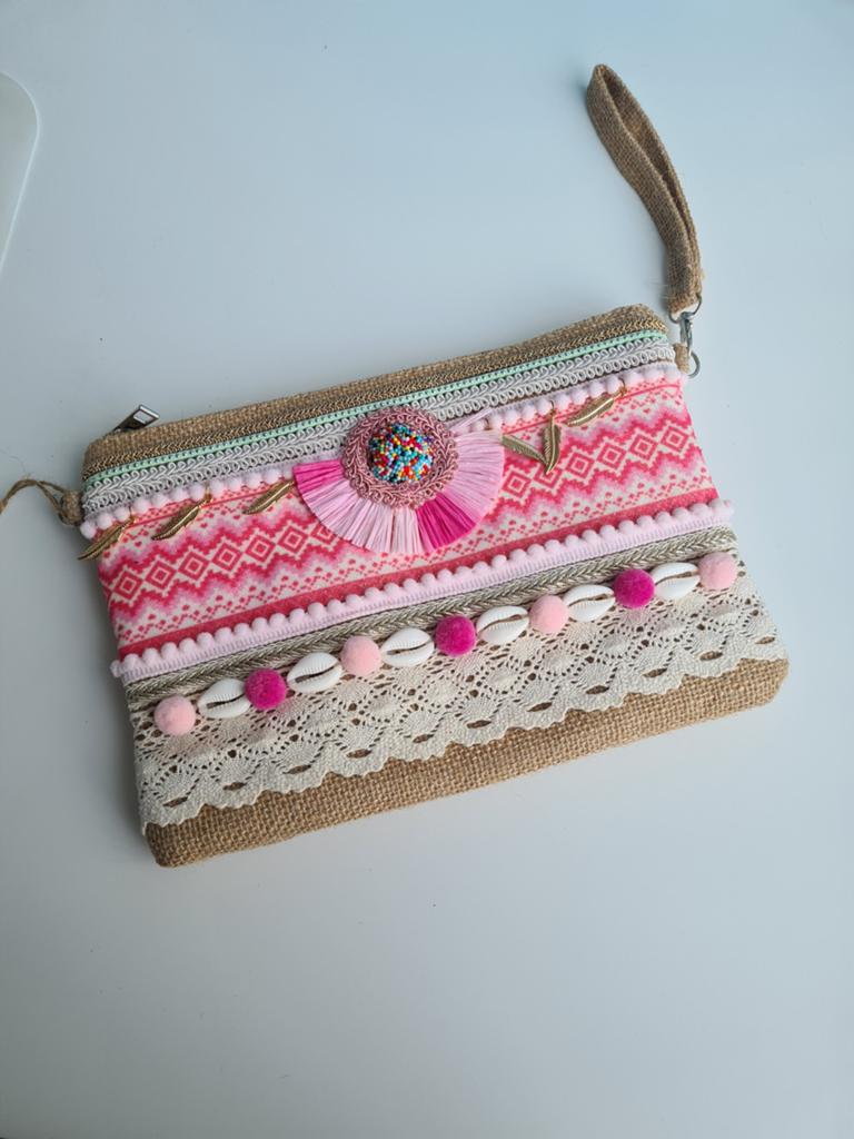 Zomertas Ibiza Style, Ophalen of Verzenden, Nieuw, Overige kleuren, Schoudertasje