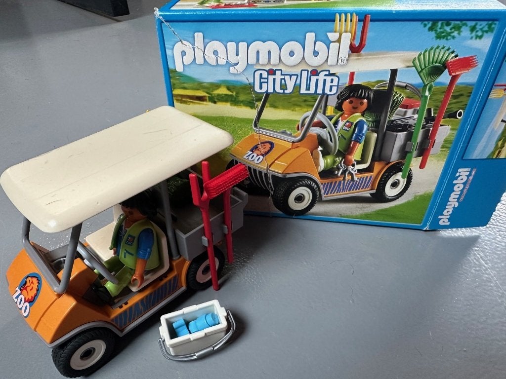 Playmobil City Life Zoo Voertuig 6636 incl doos, Ophalen of Verzenden, Zo goed als nieuw