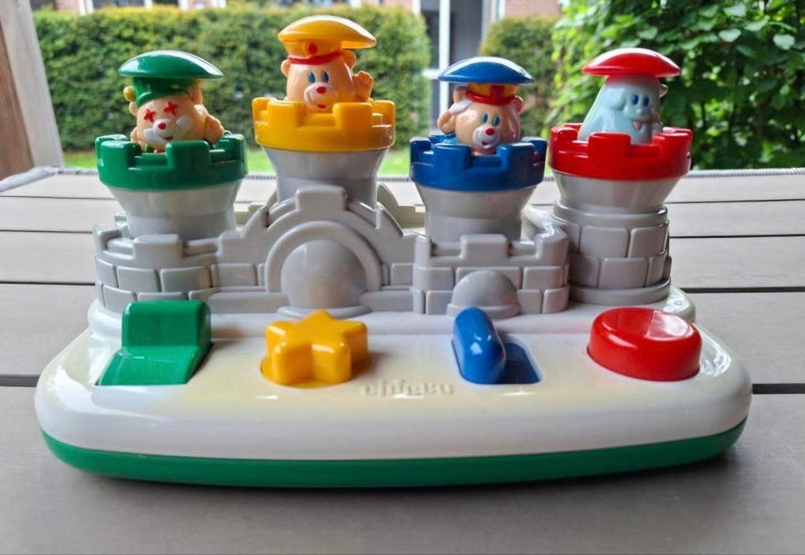 Vintage Chicco Speelkasteel met Pop-up Figuren, Kinderen en Baby's, Speelgoed | Babyspeelgoed, Ophalen of Verzenden, Gebruikt