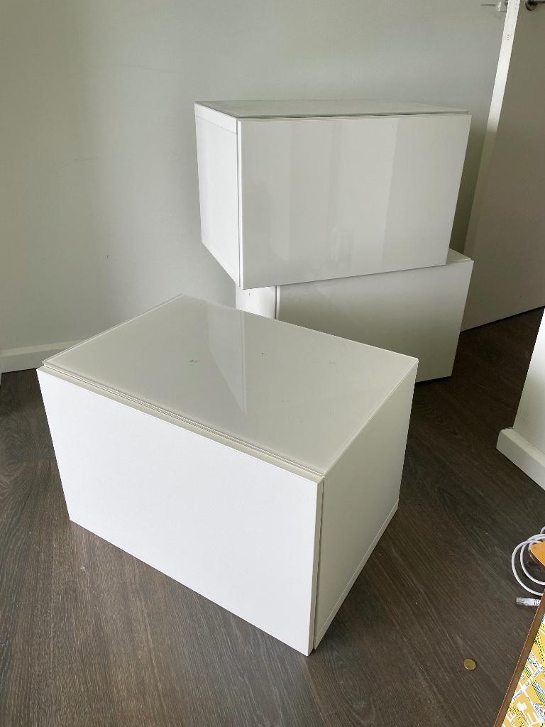Ikea Besta Selsviken, Huis en Inrichting, Kasten | Wandmeubels, Gebruikt, Minder dan 100 cm, Minder dan 150 cm, 25 tot 50 cm, Met lade(s)