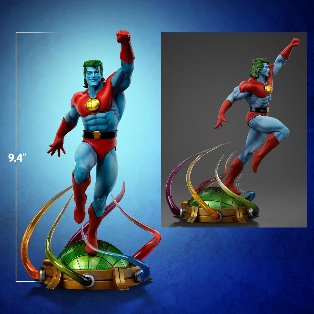 Iron Studios Captain Planet statue.sideshow., Ophalen of Verzenden, Zo goed als nieuw