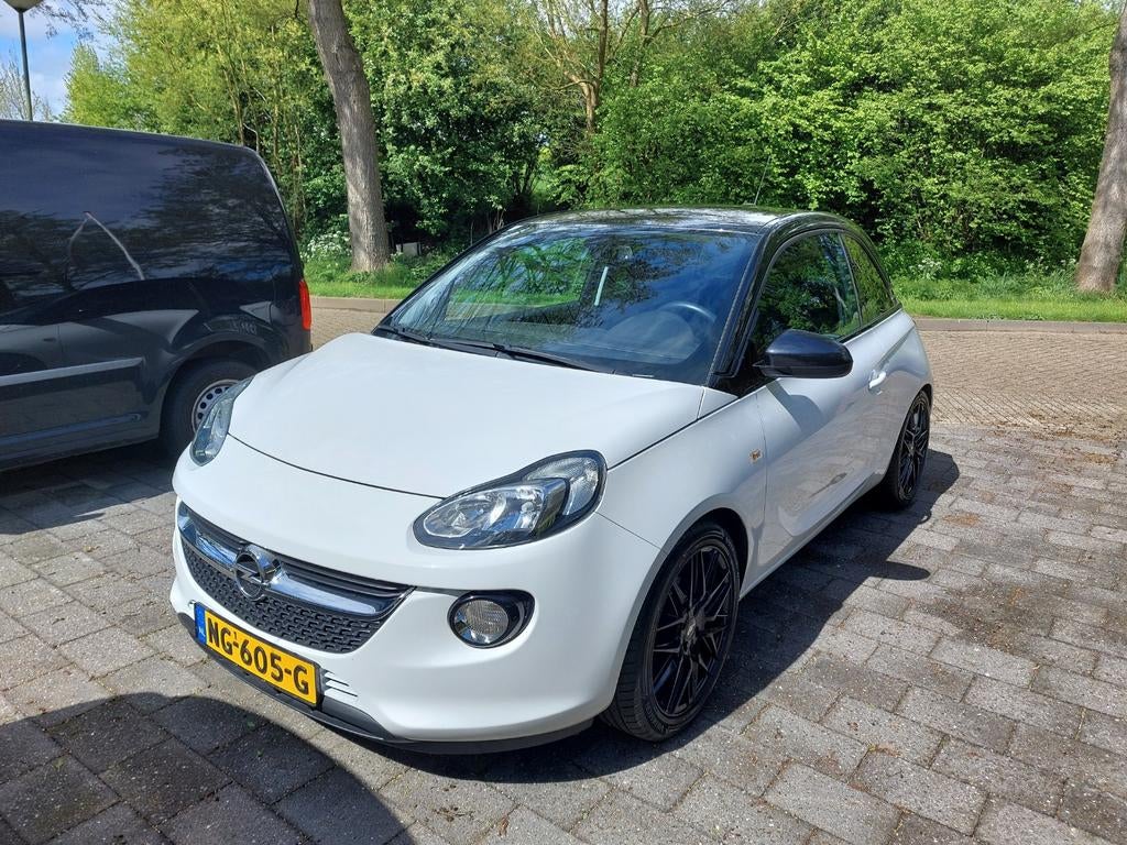 Opel ADAM 1.0 Turbo 66KW Start&stop 3D 2017 Wit, Voorwielaandrijving, ADAM, 40 €/maand, 1041 kg