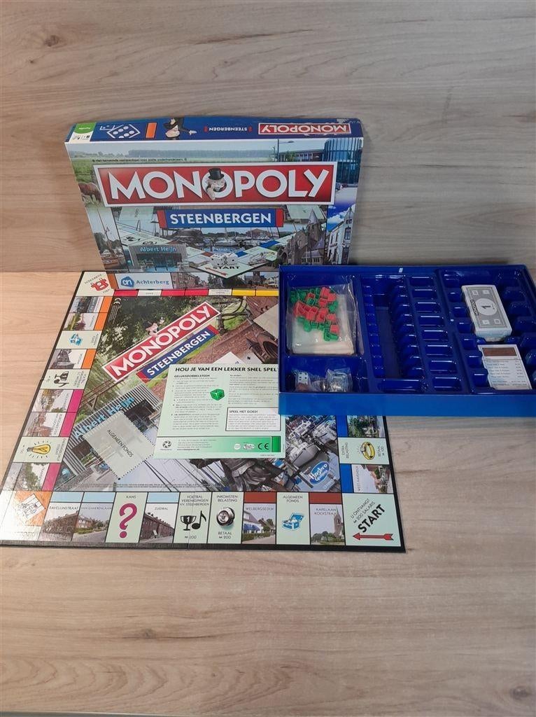 Monopoly Steenbergen - s6235, Hobby en Vrije tijd, Gezelschapsspellen | Bordspellen, Verzenden, Zo goed als nieuw