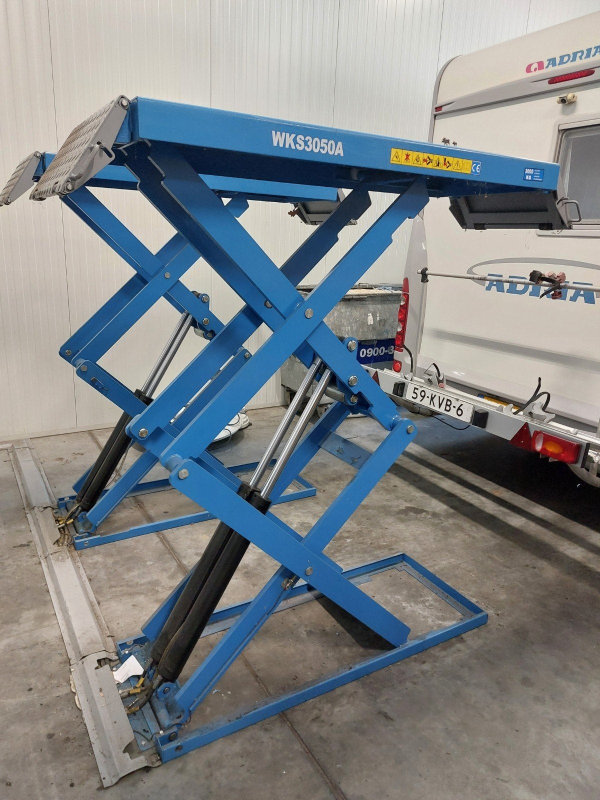 Wolf WKS3050A Schaarhefbrug 3000KG bj2017, Auto diversen, Ophalen, Gebruikt