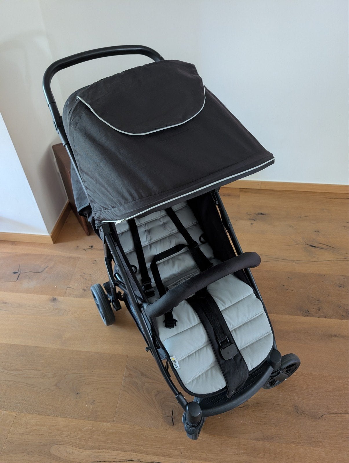 Hauck Rapid 4 kinderwagen/buggy + Dooky inlegger, Ophalen, Gebruikt, Zonnekap