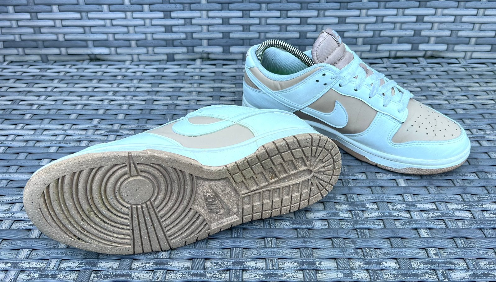 Nike Dunk Low EU maat 38,5 Beige., Beige, Ophalen of Verzenden, Sneakers of Gympen, Zo goed als nieuw