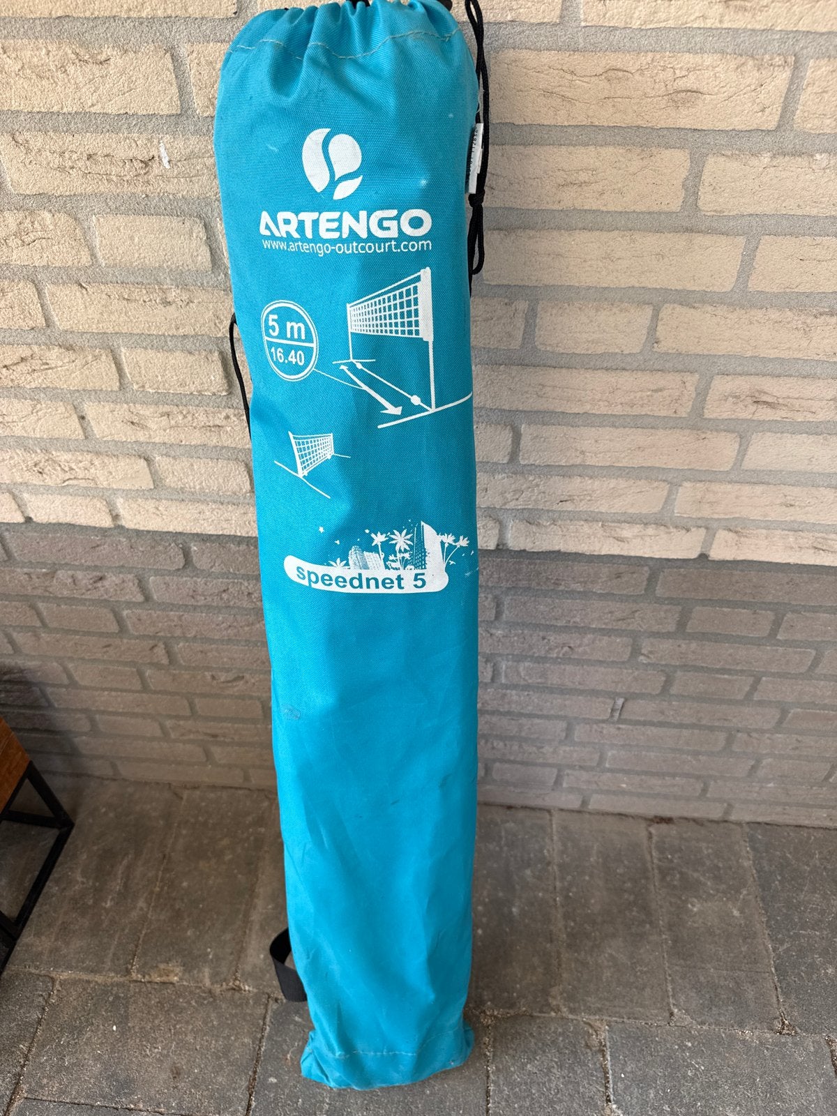 Artengo Speednet 5 Badminton Net 5m, Ophalen, Gebruikt