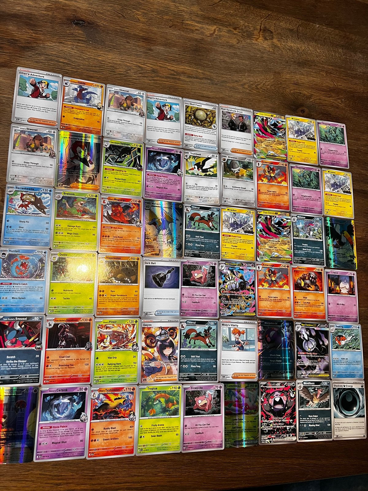 Diverse Pokémon kaarten - Gevonden in speelgoedbak, Ophalen of Verzenden, Gebruikt, Meerdere kaarten, Foil