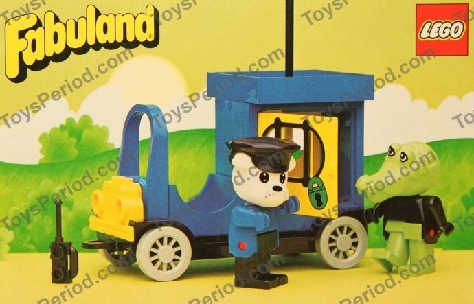 Lego Fabuland 3605 Auto met Krokodil en Politiebeer, Kinderen en Baby's, Speelgoed | Duplo en Lego, Inclusief minifiguren, Gebruikt