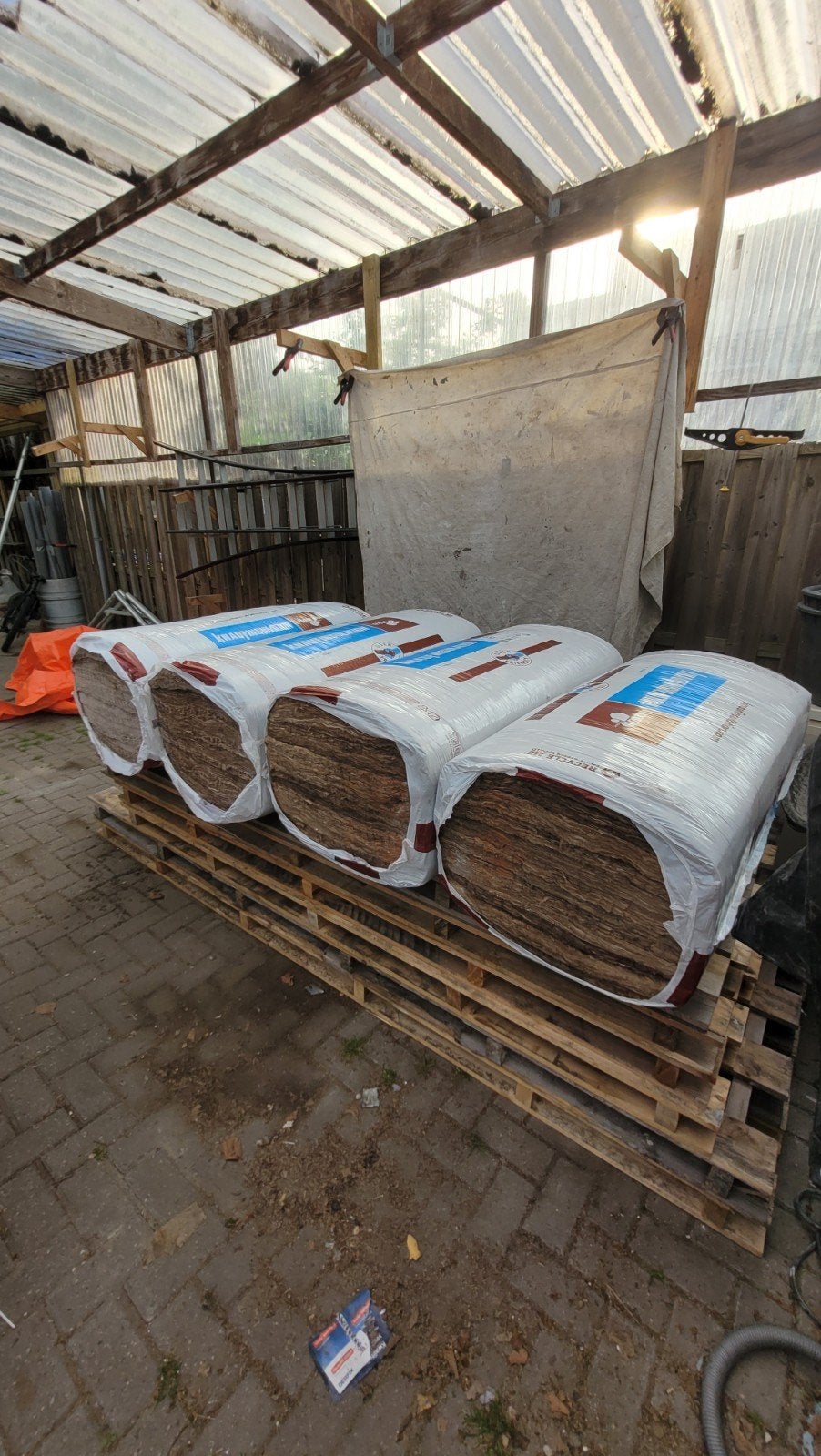 Knauf 70mm isolatie 34,56m2, 4 tot 8 cm, Nieuw, Ophalen of Verzenden, 15 m² of meer