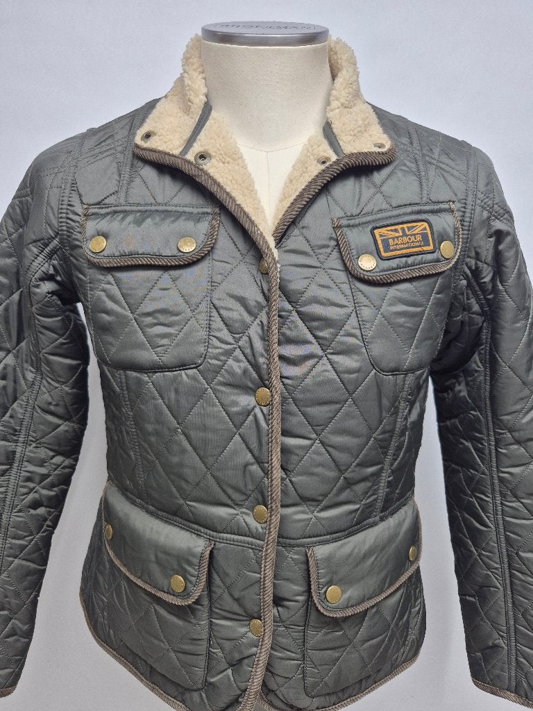 Barbour 'Winter vintage Int' dames jas, 38, Maat 38/40 (M), Barbour, Ophalen of Verzenden, Zo goed als nieuw