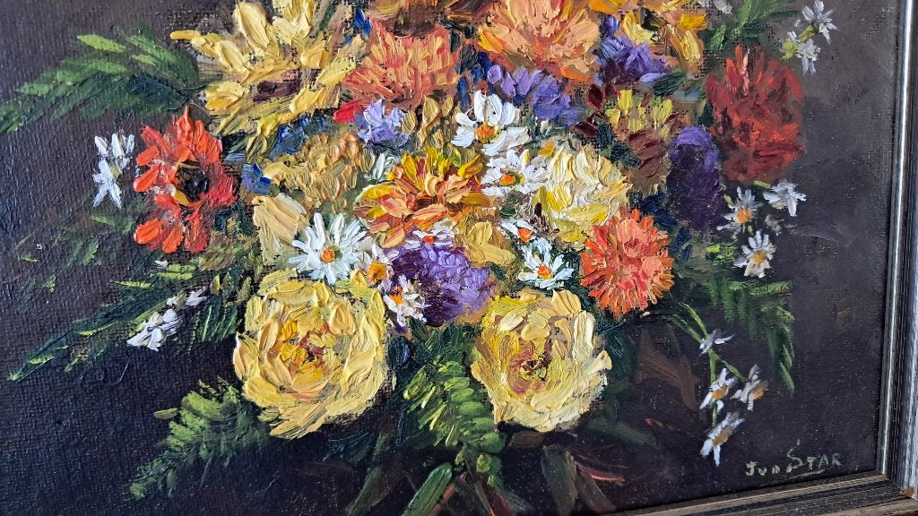 Schilderij, Antiek en Kunst, Kunst | Schilderijen | Klassiek, Doek, Realistisch, Olieverf, Origineel werk