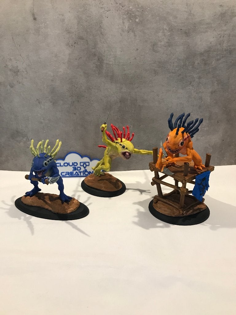 Murlocs - World of Warcraft - Handgeschilderd, Ophalen, Nieuw, Fantasy