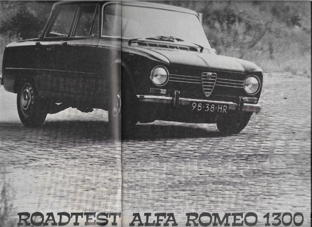 Roadtest ALFA ROMEO 1300 TI, Autovisie 1969., Alfa Romeo, Nieuw, Ophalen of Verzenden, Autovisie