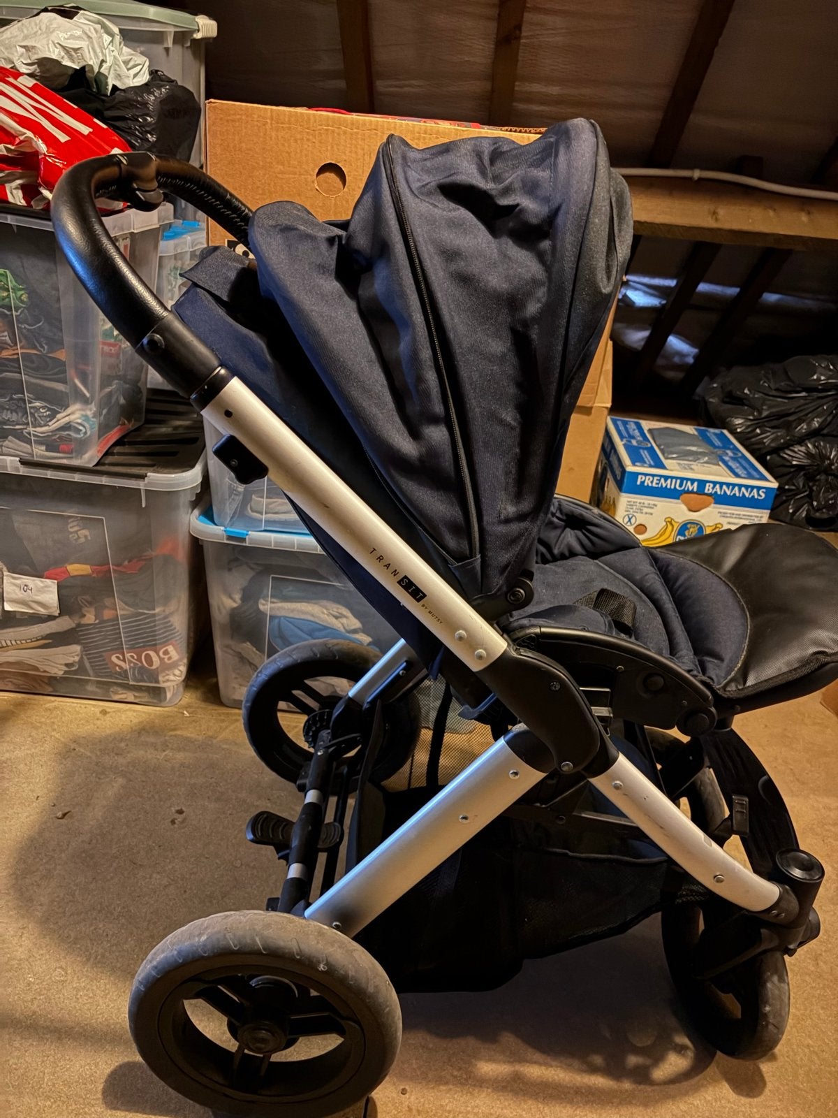 Complete kinderwagen set (maxi cosy, bak, buggy, autoklik), Ophalen, Gebruikt, Combiwagen, Mutsy