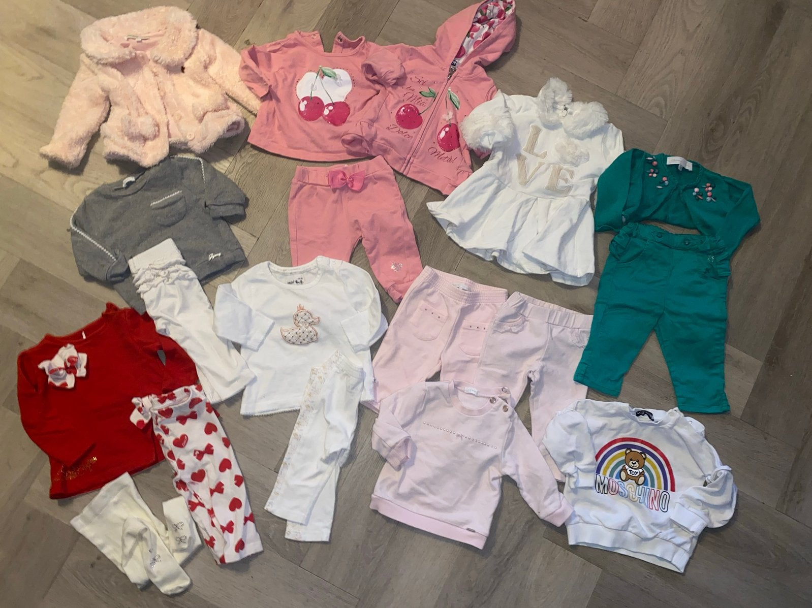 Meisjes merkkleding pakket - Deolinda, Ido, Gymp, Moschino, Kinderen en Baby's, Ophalen of Verzenden, Zo goed als nieuw, Maat 68