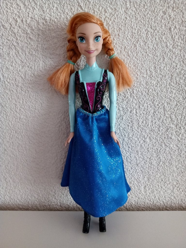 ANNA uit de Disney Film Frozen CFB81 van Mattel, Ophalen of Verzenden, Gebruikt, Overige typen