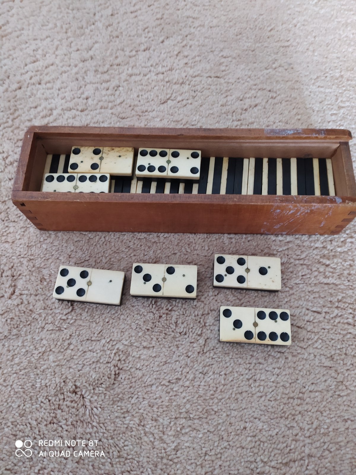 Domino spel oud, Antiek en Kunst, Ophalen of Verzenden