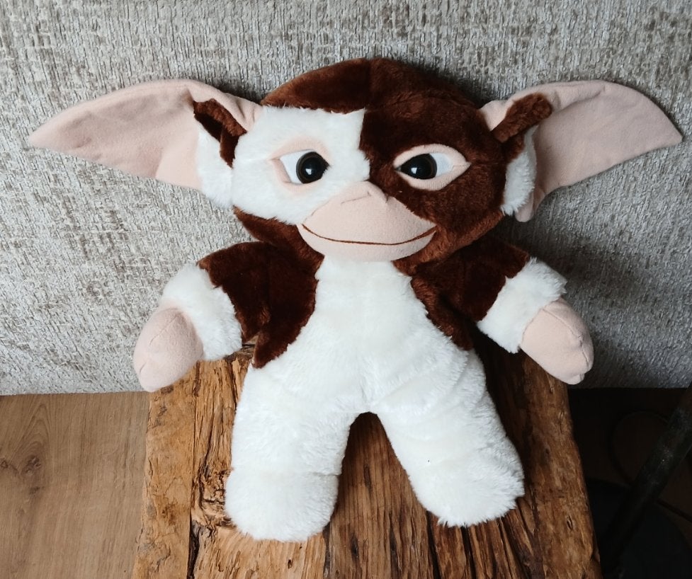 vintage Gremlins Gizmo knuffel H 40 cm B 47cm, Ophalen of Verzenden, Zo goed als nieuw, Overige typen