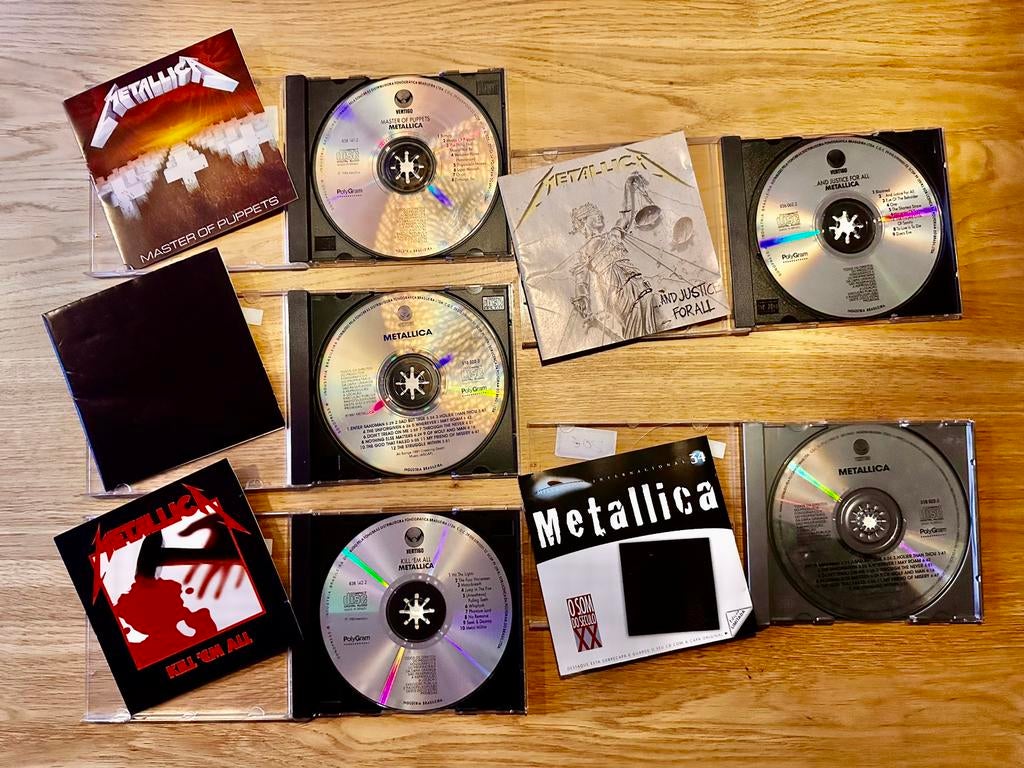 5 Metallica Cds Brazilië, Cd's en Dvd's, Ophalen of Verzenden, Gebruikt